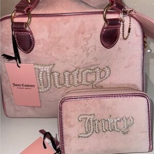 Juicy Couture Pink Travel Bag Set